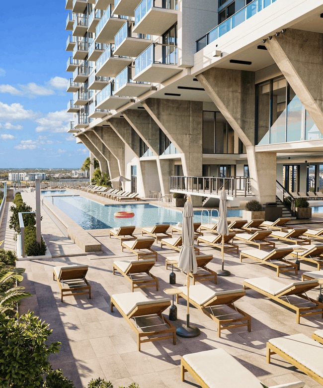 Terraza de la piscina - Society Las Olas