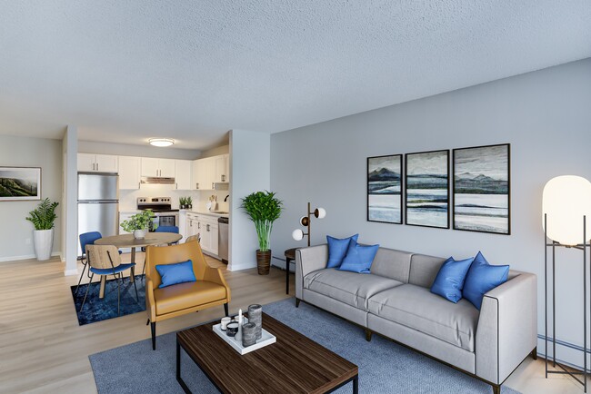 Living Area - Avana West Park Apartments