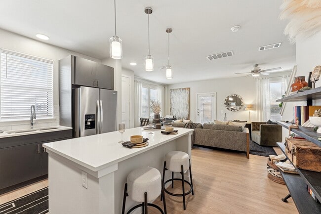 Alaro Apartments Kitchen and Living Room