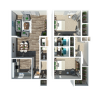 2 Bedroom 2.5 Townhome