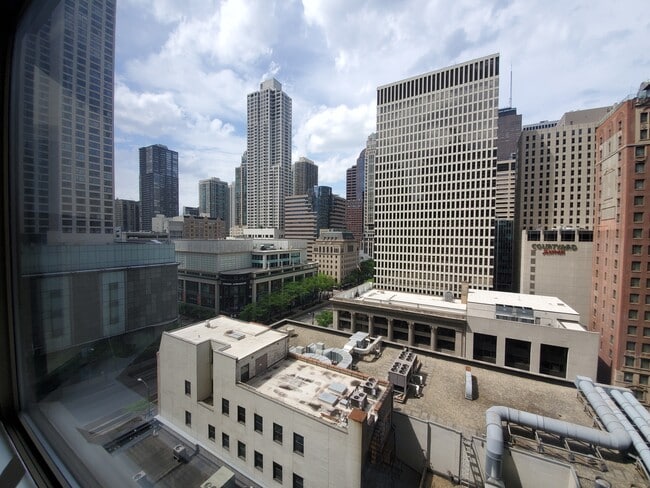 View from the Living Room - 535 N Michigan Ave Unit 1212