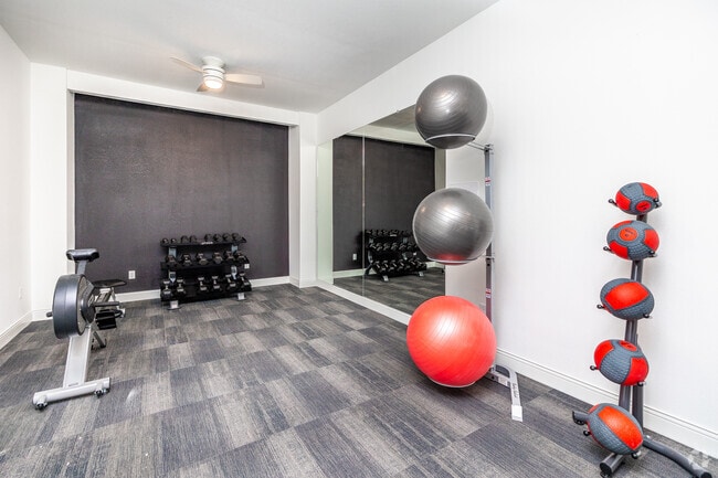 Clubhouse-Fitness Center - The Ave at Johnston Commons
