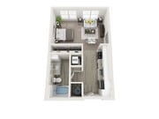 Studio floor plan Coastal Exchange
