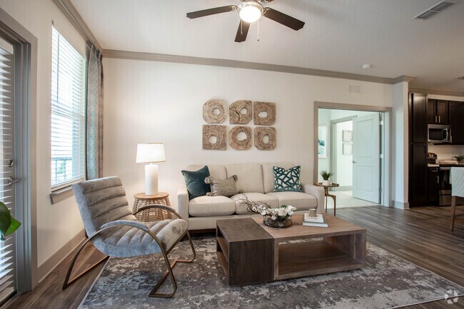 2BR, 2BA - 1,282SF - C - Living Room