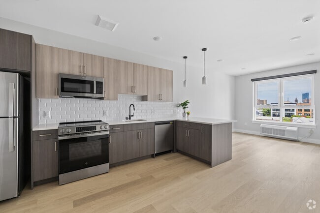 1BA, 1BA - 680SF - Kitchen/Living Room