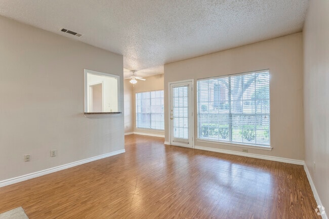 1BR, 1BA - 757SF A1 - Living Area - The Lochley