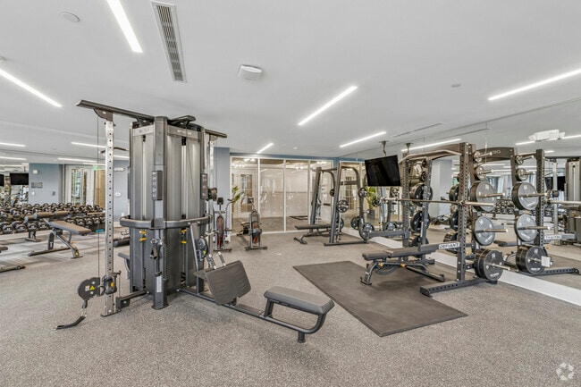Fitness Center - The Lodges of Huntersville