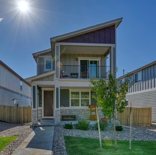 Front of home opens to walking trails and Pikes Peak View - 7718 Sun Shimmer Vw Unit Private Basement Suite
