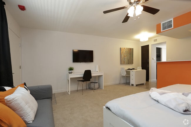 Estudio, 1BA - 420 ft² - Treehouse Apartments