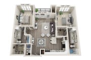 C1 floor plan Vista at Southwinds