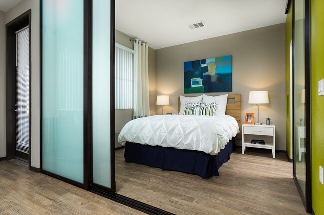Phase II Urban Bedroom with Barn Style Sliding Door