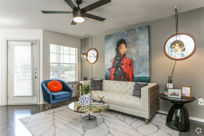 2BR, 2BA - 1035SF Living Room - NOAH Apartments