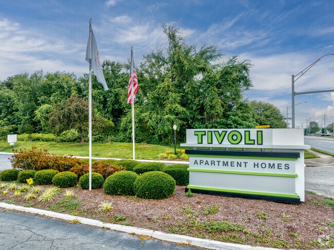 Tivoli Apartment Entrance Sign