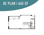 645 Sf floor plan