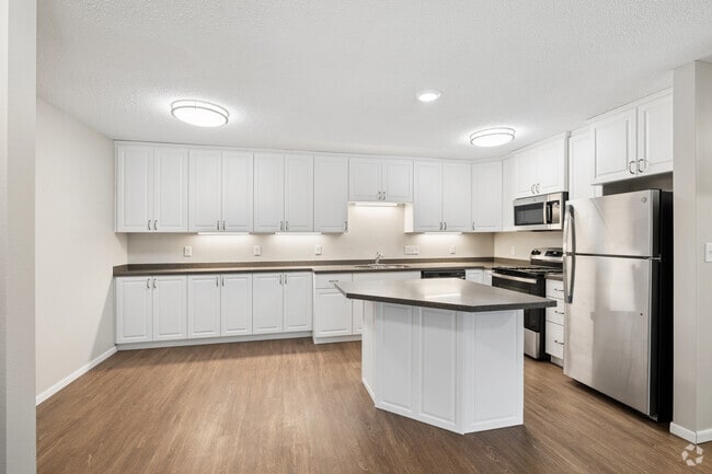2BR, 1BA - 920SF - Kitchen - Terrace Hills Apartments