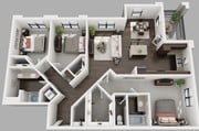 3x2 floor plan Solaire