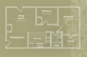2BR/1BA