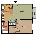 1BR/1BA