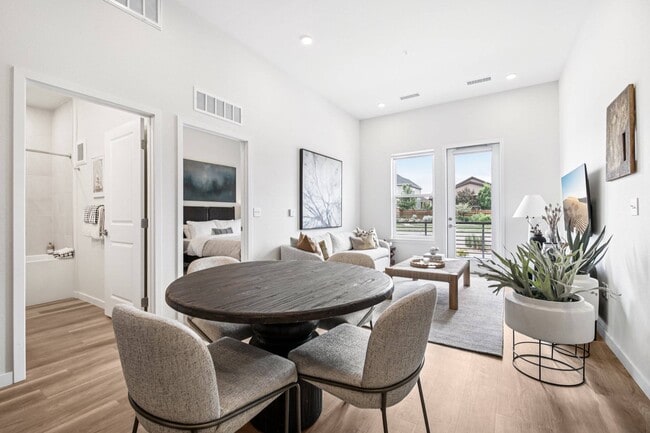 Hardwood-style flooring throughout at The Madison - The Fillmore at Copperleaf