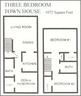 3BR/2BA