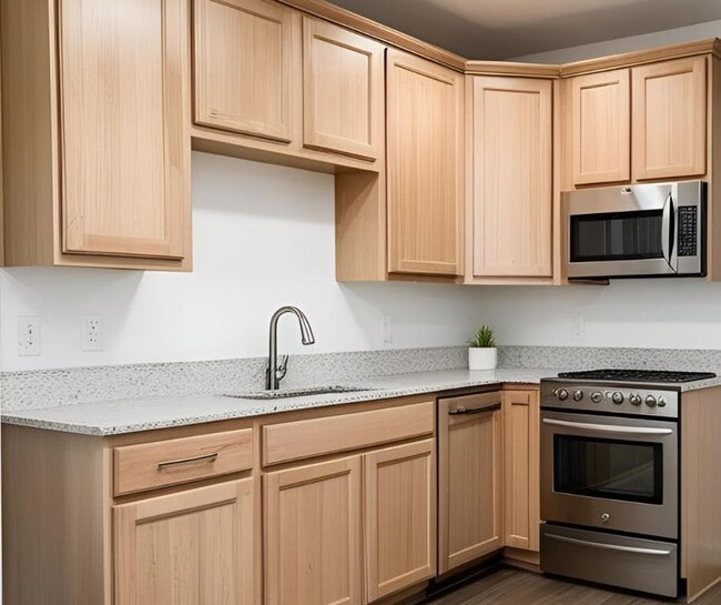 Visualizing the future: a rendering of our apartment after renovation with intended finishes. - Edina Grand Apartments