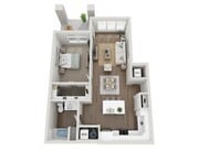 Floor Plan 1A | Seasons at Mount Pleasant | Apartments in Mount Pleasant, WI