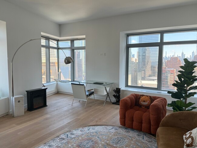 Living room furnished - 123 Washington St Unit 30B