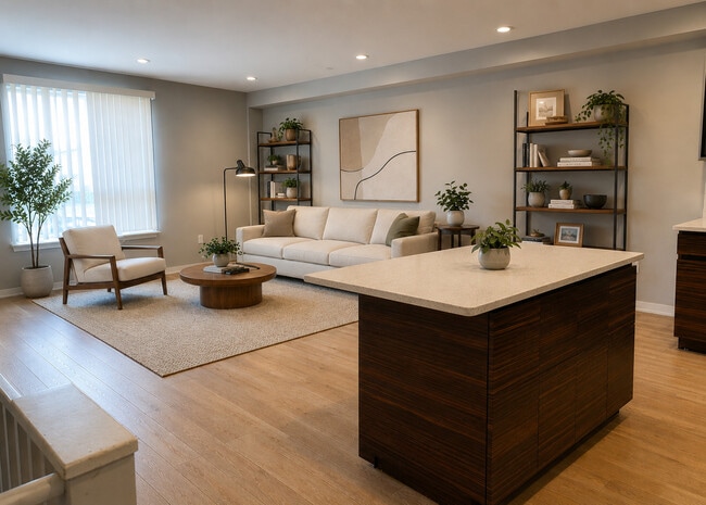 1439-A Living Room - 1439 N Franklin St