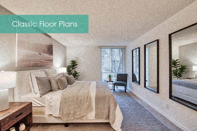 Bedroom at The Meadows Apartment Homes