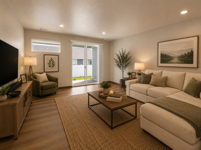 1366 Sq Ft living room - Maplewood Villas