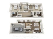 The Dogwood - 3 Bed, 2.5 Bath Townhome, 1791 sq. ft.