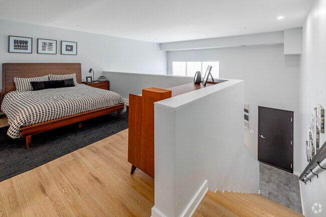 1BR, 1.5BA - 1002SF - Loft Bedroom