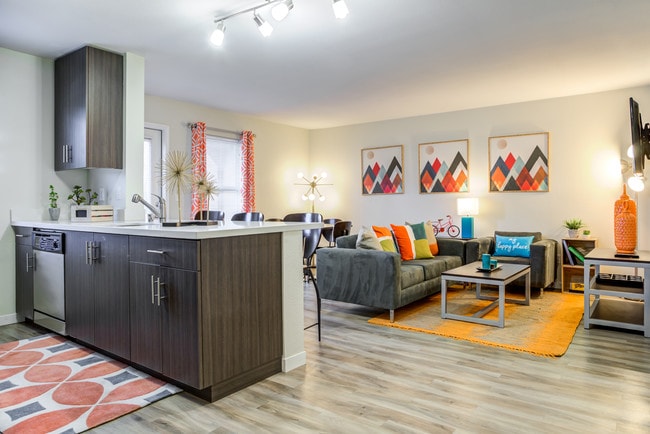 Kitchen & Living Area - The U Davis