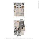 3 Bed Cottage 3D Floorplan