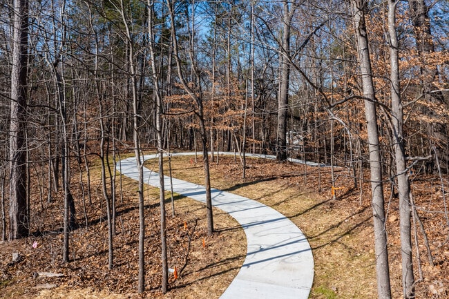 Walking path connects to the Silver Comet Trail