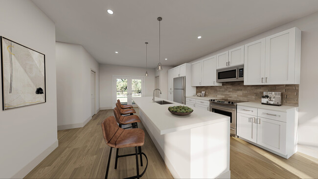 Townhome Kitchen - Mason Apartments