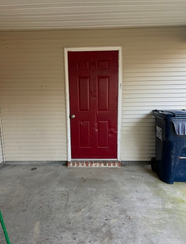 Bonus secure outdoor storage area