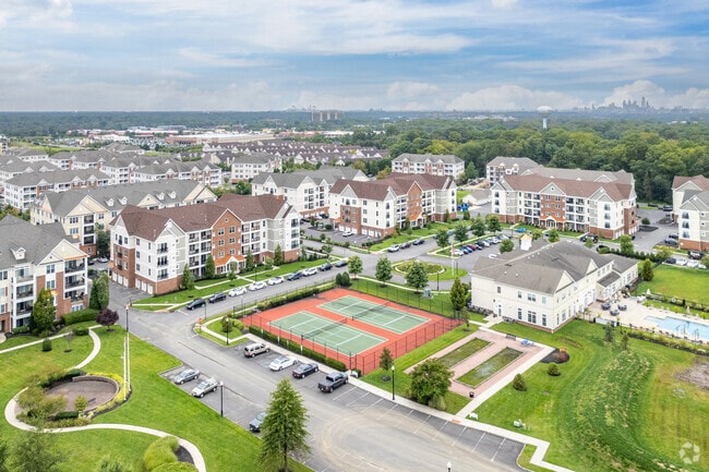 Aerial - The Plaza Grande at Garden State Park