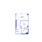 A9 floor plan Watermark at Buzzard Point