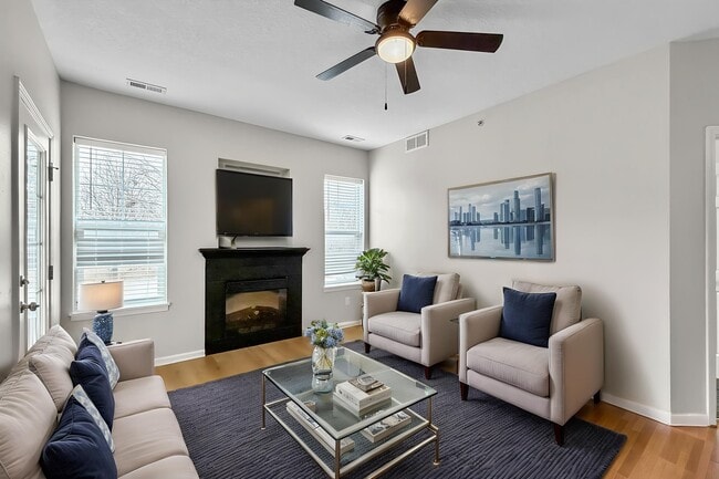 Newly Renovated Living Room - Pointe 28