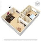 1BR/1BA