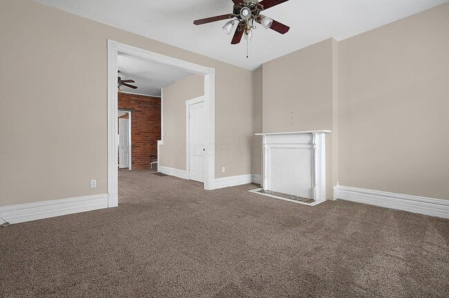 Living room from front door - 328 W 1st Ave