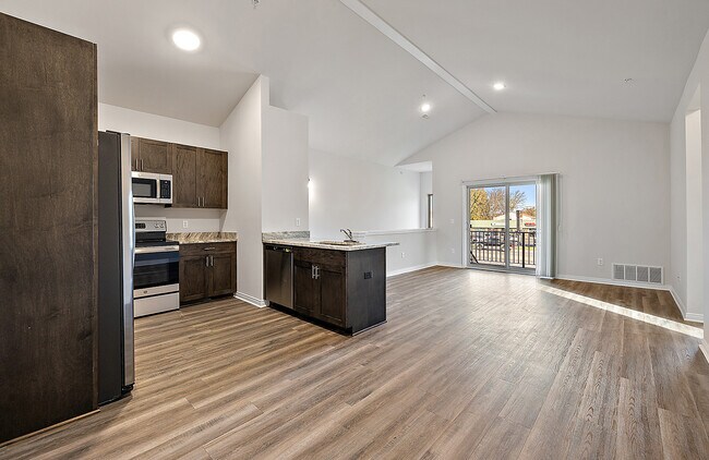 Kitchen and Living Area