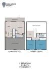 Decatur Point Apartments; 2 Bedroom 1.5 Bath