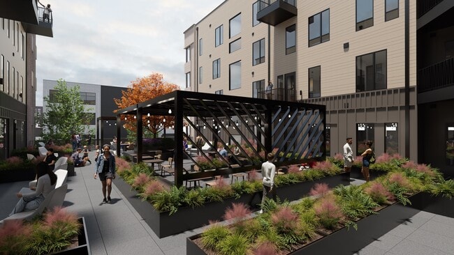 Beautiful courtyard - FRAME Apartments