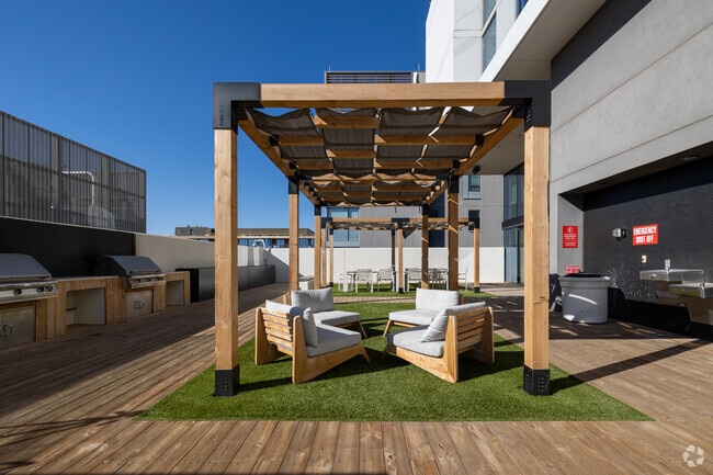 Rooftop Deck and Barbecue Area