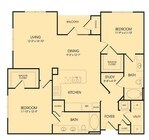 2BR/2BA