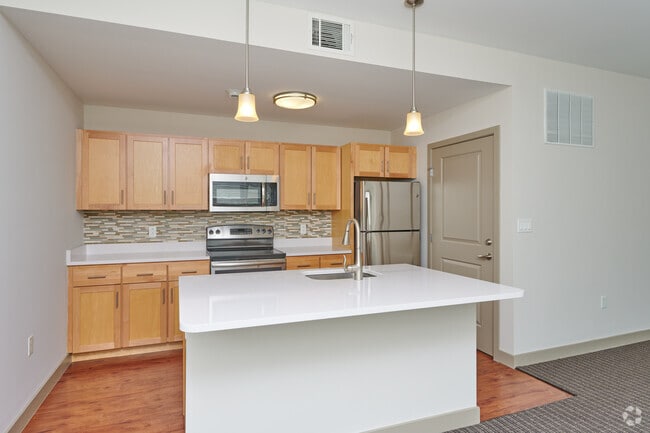 1BR, 1BA - 792SF Kitchen - Mount Hope Lofts