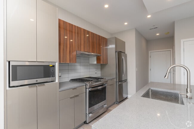 Unit I - 1BR, 1BA - 600SF Kitchen - The Randolph Unit 410