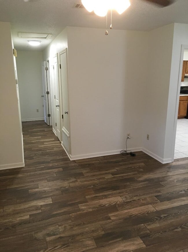 Main looking down hall toward 2 bedrooms